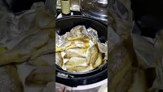 Beautiful Bartender  Air Fried Yellow Croaker Fish Fillet Recipe [upl. by Lhok]