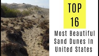 TOP 16 Most Beautiful Sand Dunes In USA [upl. by Sessilu249]