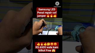 Samsung 32 inch side cof jumper pt320at01 ckv ledpenal repair cof youtubeshorts shorts [upl. by Aigroeg]