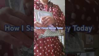 How I Saved Money Today savemoney frugalliving [upl. by Alyag]