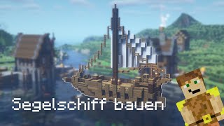 Segelschiff bauen  Minecraft Dorfupgrade Segelschiff  Minecraft 119 [upl. by Prisca]