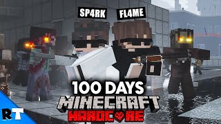 We Survived 100 Days in a Zombie Apocalypse in Minecraft Hardcore [upl. by Tennaj50]