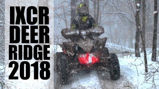 6 PLUS INCHES OF SNOW DIDNT STOP THESE RACERS  2018 IXCR DEER RIDGE ATV SXS HIGHLIGHTS [upl. by Cohberg340]