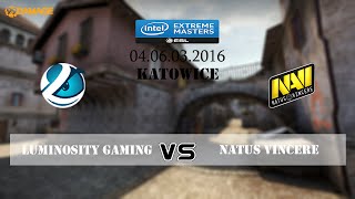 Luminosity vs Natus Vincere  Halbfinale IEM Katowice 2016  deinferno Map 2 [upl. by Nylave786]