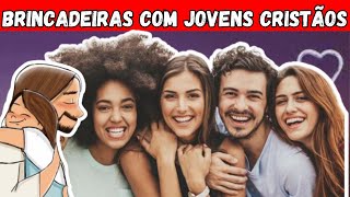 BRINCADEIRAS DIVERTIDAS para fazer COM JOVENS CRISTÃOS Trabalho em equipe alvo da gincana [upl. by Gnouhc]