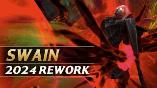 SWAIN 2024 REWORK GAMEPLAY  League of Legends [upl. by Ttoille394]