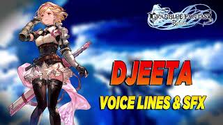 Granblue Fantasy Relink  Djeeta Voice Lines amp Efforts  SFX  English  Japanese [upl. by Eramal931]