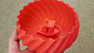 3DBenchy and 3D printable candy bowl slicing union [upl. by Paviour]