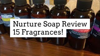 15 Nurture Soap Fragrances Review [upl. by Levine]