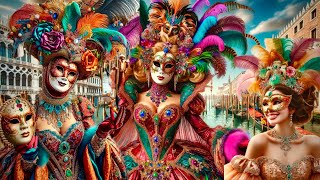 CARNIVAL VENICE 2024BEST MASK CARNIVAL BEST MOMENTS BEAUTIFUL CITY91011 FEBRUARYITALY [upl. by Odraleba]