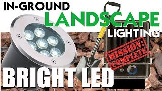 BRIGHT LED Landscape Lighting  InGround LowVoltage Lights [upl. by Ayt25]