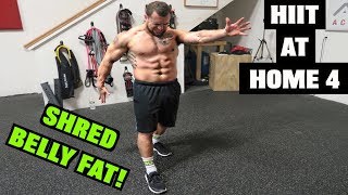 Intense 5 Minute Belly Fat Burning Cardio Abs Workout 4  HIIT At Home [upl. by Yelraf]