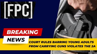 Breaking Law Banning Young Adults From Carrying Firearms StruckD Down [upl. by Allerie431]