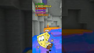 Don’t say the same thing as me Spongebob asks trending viral shorts [upl. by Faludi]