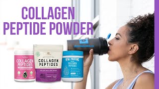 5 Best Collagen Peptides Powders  AntiAging Solution [upl. by Luapsemaj308]