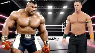 JOHN CENA VS MIKE TYSON  Miscellaneous WWE Fights✔️✔️ [upl. by Hanonew490]