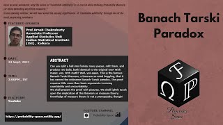 BanachTarski paradox by DrArnab Chakraborty [upl. by Elleined]