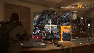 The Division 2  White House Quartermaster Unlock Deflector Shield amp Multiple Perks PS4 Pro 2019 [upl. by Eramal]