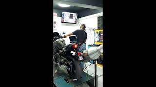 Yamaha XJ6 Top Speed Reflash Dyno Run Malaysia [upl. by Ssej90]