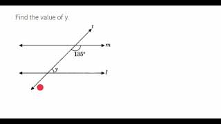 Find the value of y  Lines and angles class 7 maths  problems on lines and Angles [upl. by Ycul]