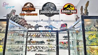 1000 JURASSIC WORLD DINOSAURS TOUR Jurassic Park Dinosaurs amp Camp Cretaceous Collection Shelf Tour [upl. by Rehpotsrhc]