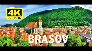 Beauty of Brasov Historical City in Transylvania Romania in 4K World in 4K [upl. by Baldridge]