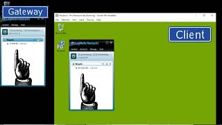 LogMeIn Hamachi setting up a gateway [upl. by Aidnahs755]
