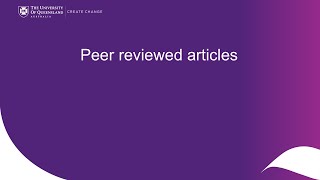 Peer reviewed articles [upl. by Axia]