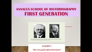 Annales historiography  First Generation [upl. by Mellette]