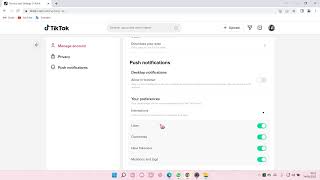 How To Edit Settings On TikTok PC [upl. by Segroeg]