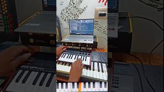 kgf bgm music in akai mpk mini keyboard music bgm shortsviralshorts akai mpk miniHombale Films [upl. by Enom]