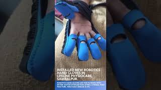 Robotic hand gloves hirayamadisease stroke paralysis physiotherapyandrehabilitation [upl. by Aleekat]