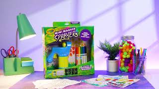 Crayola Mini Marker Sprayer [upl. by Roda]