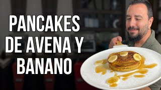 ¡Cómo hacer Pancakes Caseros de Avena y Banano  Receta Fácil  Tulio Recomienda [upl. by Sibie84]