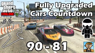 9081 Original Countdown 2014  Best Fully Upgraded Cars In GTA Online [upl. by Nobie]