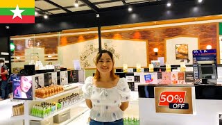 Explore makro Yangons vibrant atmosphere  Myanmar 🇲🇲 [upl. by Annohsat]