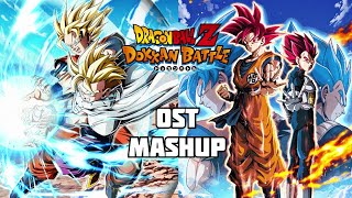 TEQ LR SSJ GokuGohan  TEQ LR SSG Goku amp Vegeta OST MASHUP  DBZ Dokkan Battle [upl. by Harwill]