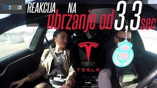 REAKCIJA NA UBRZANJE TESLE MODEL S  33 sec do 100kmh [upl. by Pennie]