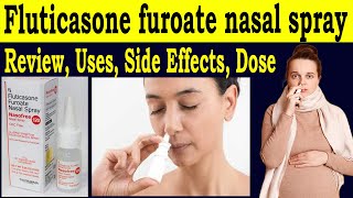 Fluticasone furoate nasal spray uses in hindi  Fluticasone nasal Spray  Uses Side Effects Dose [upl. by Yuma]