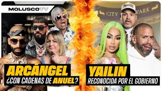 Yailin recibe reconocimiento por su trayectoria  Arcangel ¿con cadenas de Anuel Victor Manuelle [upl. by Cirnek]