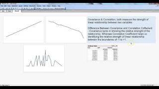 QlikView Tutorials  Covariance and Correlation Coefficient in QlikView [upl. by Amor653]