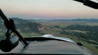 Mooney M20J landing in Spearfish SD [upl. by Khoury]