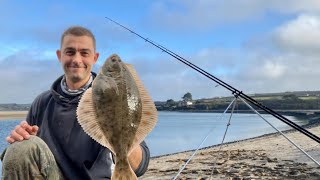 Shore Fishing UK  Flounder and Bass Fishing in an Estuary  The Fish Locker [upl. by Airrat]