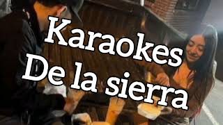 karaoke Provocame Los alameños de la sierra [upl. by Burk]