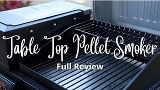 Cecarol Table Top Portable Pellet Grill Smoker  Unboxing and Review [upl. by Ielak403]