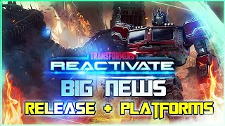 Transformers Reactivate RELEASE  Console Platforms  Open World Zones [upl. by Weibel]