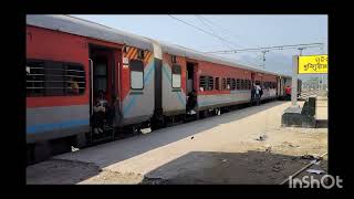 wap7 Vijayawada12808Vizag Steel Samata SF Express Arrived At Muniguda [upl. by Jaworski]