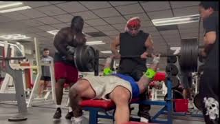 Manic Mike TEARS PEC Benching 600lbs TrenTwins Bench Press Pec Tear Full Video [upl. by Reklaw632]