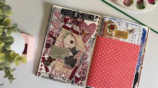 Create With Me Art Journal Art Journaling Creative Art Journal Love Mixed Media Collage Art [upl. by Jobe989]