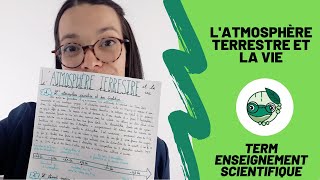 Latmosphère terrestre et la vie  Term enseignement scientifique  Madame SVT [upl. by Darelle]